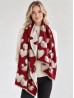 Heart Design Blanket Scarf